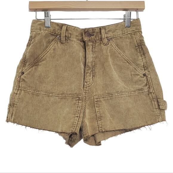 BDG | Carpenter Cut Off Raw Hem Corduroy Shorts - Picture 1 of 11